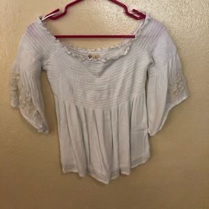Hollister off the shoulder top